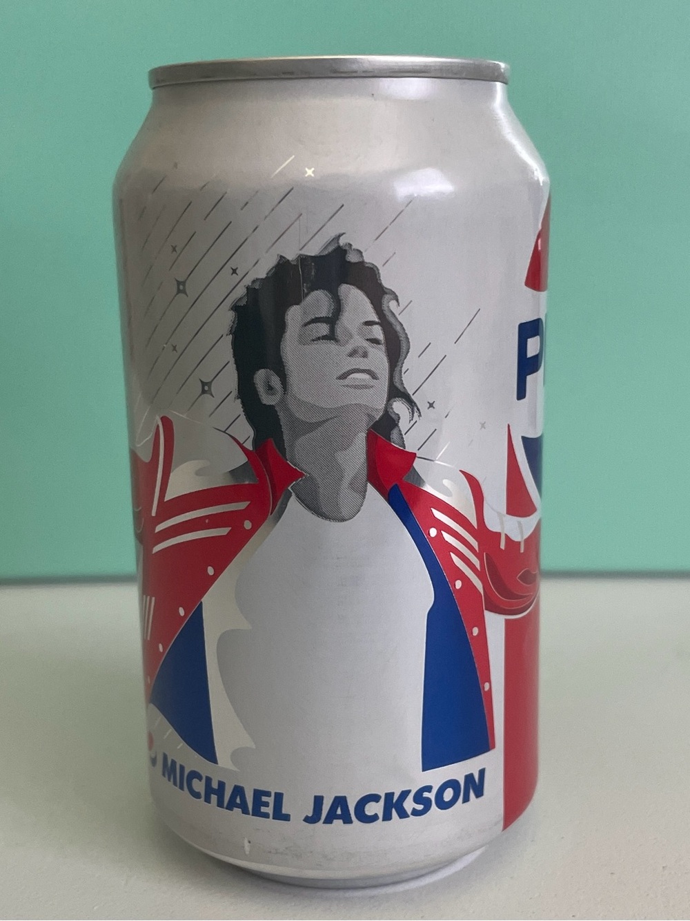 Michael Jackson Pepsi can collectible